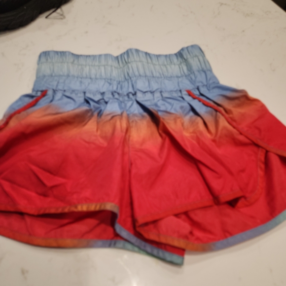 FP Movement by Free People Red and Blue Ombre Shorts - Picture 5 of 9